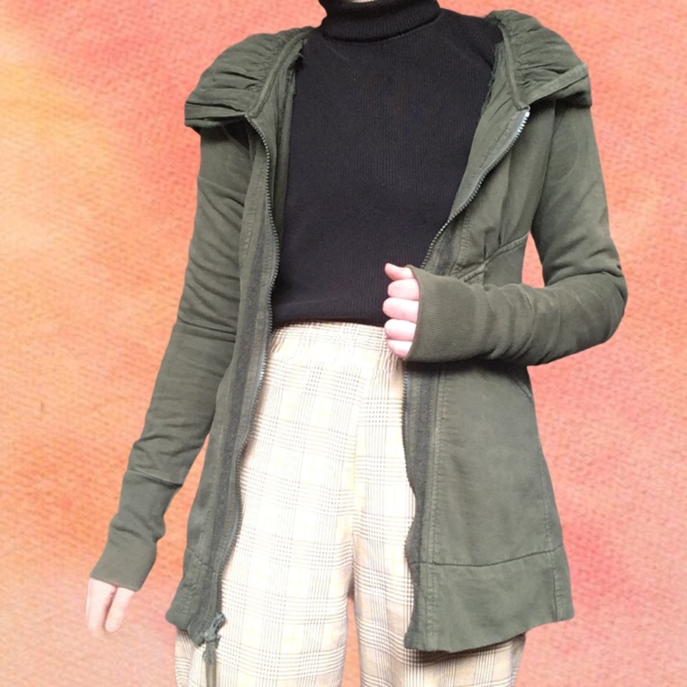 green pea coat